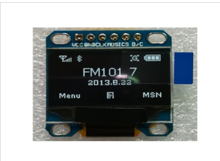 0.96寸OLED模块SPI-6Pin